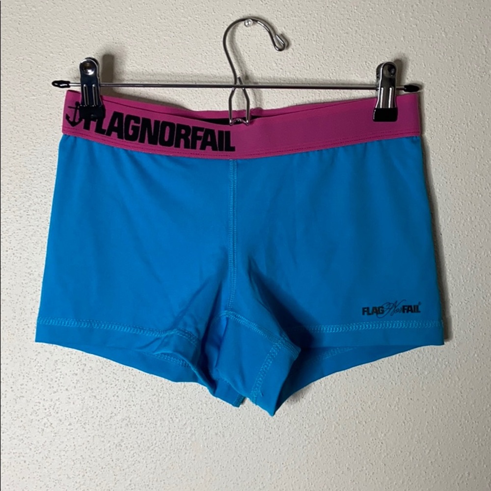 Flag Nor Fail athletic shorts
